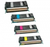 LEXMARK C746 Laser Toner Cartridge Set Black Cyan Magenta Yellow