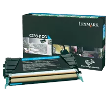 ~Brand New Original LEXMARK C736H1CG Laser Toner Cartridge Cyan