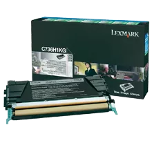 ~Brand New Original LEXMARK C736H1KG Laser Toner Cartridge Black