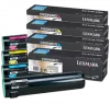 ~Brand New Original LEXMARK / IBM C930 Laser Toner Cartridge Set Black Cyan Yellow Magenta