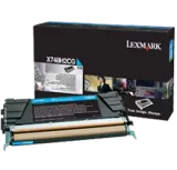 ~Brand New Original LEXMARK/ IBM X748H1CG Laser Toner Cartridge Cyan