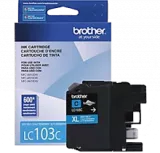 ~Brand New Original BROTHER LC103C INK / INKJET Cartridge Cyan High Yield