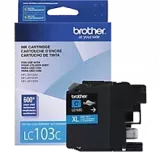 Brand New Original Brother LC-103C Ink / Inkjet Cartridge High Yield - Cyan