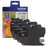 Brand New Original Brother LC-3011-3PKS  Ink / Inkjet Cartridge - Pack of 3 - Cyan Magenta Yellow
