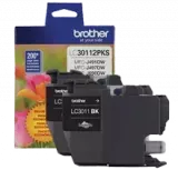 Brand New Original Brother LC-3011BK  Ink / Inkjet Cartridge - Pack of 2 - Black