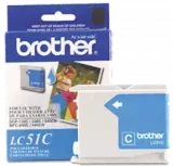 Brand New Original Brother LC-51C Ink / Inkjet Cartridge - Cyan