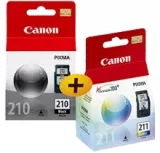 ~Brand New Original CANON P-PG-210 / P-CL-211 INK / INKJET Cartridge Combo