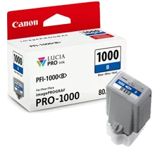 ~Brand New Original Canon PFI-1000B INK / INKJET Cartridge Blue