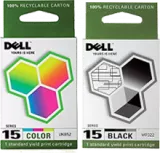 ~Brand New Original DELL Series 15 INK / INKJET Cartridge Combo Black Color