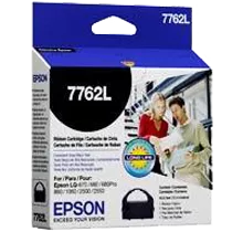 ~Brand New Original Epson 7762L Black Fabric RIBBON Cartridge