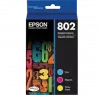 ~Brand New Original EPSON T802520 INK / INKJET Color Multi Pack Cyan Magenta Yellow
