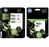 ~Brand New Original HP 902XL (BCMY) INK / INKJET Cartridge Black Cyan Yellow Magenta High Yield