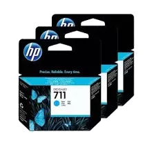 ~Brand New Original HP CZ134A (HP 711) INK / INKJET Cartridge High Yield Cyan (3 Pack)