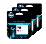~Brand New Original HP CZ135A (HP 711) INK / INKJET Cartridge High Yield Magenta 3 Pack