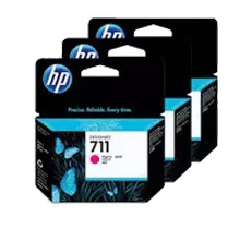 ~Brand New Original HP CZ135A (HP 711) INK / INKJET Cartridge High Yield Magenta 3 Pack
