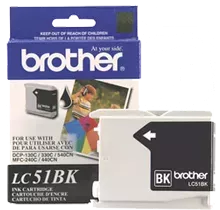 Brand New Original Brother LC-51BK Ink / Inkjet Cartridge - Black