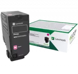 ~Brand New Original LEXMARK 74C1SM0 High Yield Laser Toner Cartridge Magenta