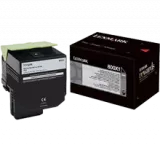 ~Brand New Original Lexmark 80C0X10 (800X1) Laser Toner Cartridge Extra High Yield Black