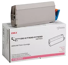 ~Brand New Original OKIDATA 41963002 Laser Toner Cartridge Magenta