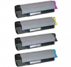 OKIDATA CX2032 (Type C8) Laser Toner Cartridge Set Black Cyan Yellow Magenta