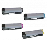 ~Brand New Original OKIDATA CX2033 / CX2033MFP Laser Toner Cartridge Set Black Cyan Yellow Magenta