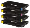 Compatible with SAMSUNG CLP500 Laser Toner Cartridge Set Black Cyan Yellow Magenta