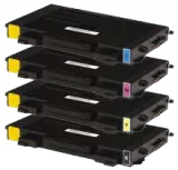 Compatible with SAMSUNG CLP500 Laser Toner Cartridge Set Black Cyan Yellow Magenta