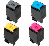SHARP MX-C30 Laser Toner Cartridge Set Black Cyan Magenta Yellow