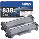 ~Brand New Original Brother TN-830XL Black Laser Toner Cartridge Dual Pack