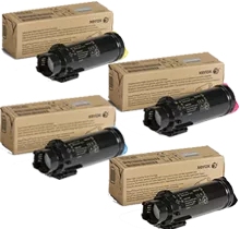 ~Brand New Original XEROX 6515 / 6510 Laser Toner Extra High Yield Cartridge Set Black Cyan Magenta Yellow