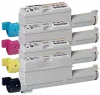 XEROX / TEKTRONIX 6360 Laser Toner Cartridge Set Black Cyan Yellow Magenta High Yield