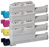 XEROX / TEKTRONIX 6360 Laser Toner Cartridge Set Black Cyan Yellow Magenta High Yield