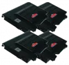 XEROX / TEKTRONIX 6100 High Yield Laser Toner Set Cartridge Black Cyan Yellow Magenta