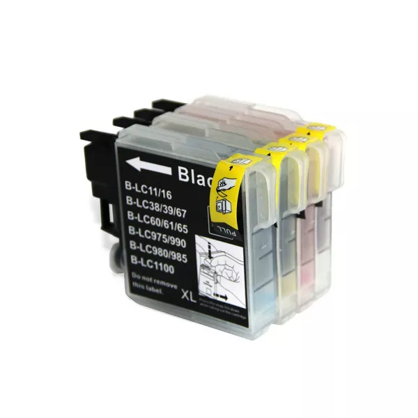Brother LC-65 Set Ink / Inkjet Cartridge High Yield - Black Cyan Yellow Magenta