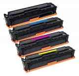 HP CF410A Laser Toner Cartridge Set  Black Cyan Yellow Magenta
