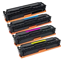HP CF410A Laser Toner Cartridge Set  Black Cyan Yellow Magenta