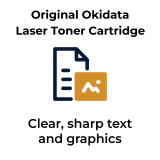 ~Brand New Original Okidata 45536516 Black Laser Toner Cartridge 