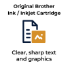 Brand New Original Brother LC-61BK Ink / Inkjet Cartridge - Pack of 2 - Black
