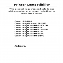 CANON 1657B001AA Laser Toner Cartridge Yellow