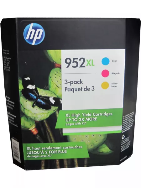 ~Brand New Original HP N9K30BN  Ink / Inkjet Cartridge Set Cyan Magenta Yellow