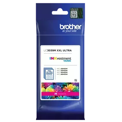 Brand New Original Brother LC-3039M Ink / Inkjet Cartridge Ultra High Yield - Magenta